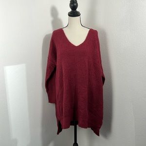 New Intimately Free People sz XS/S COZY Pullover Oversized Tunic Sweater